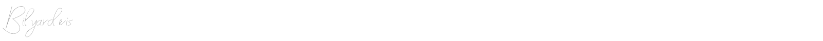 Bilyardeis font preview